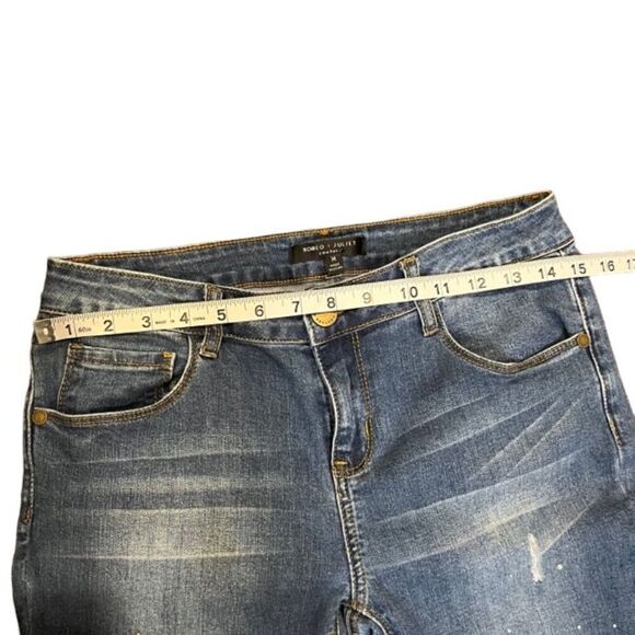 Romeo & Juliet Couture Sequined Star Jeans Medium Wash Size Medium - Picture 6 of 8